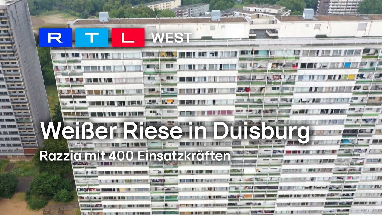 Weißer Riese in Duisburg - Razzia mit 400 Einsatzkräften | RTL WEST, 29.10.2024