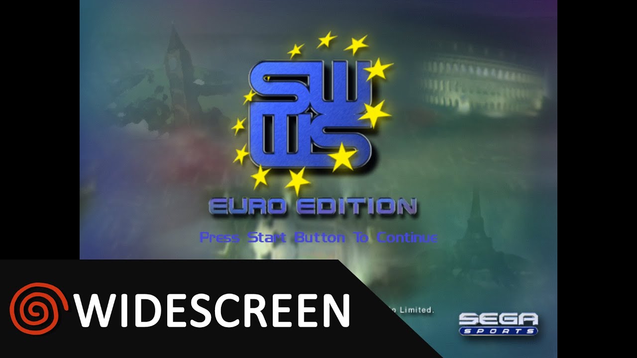 Sega Worldwide Soccer 2000: Euro Edition - Sega Dreamcast - RetroArch Flycast widescreen 1080p60