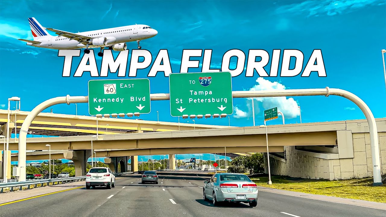 TAMPA FLORIDA - 4K Driving Tour