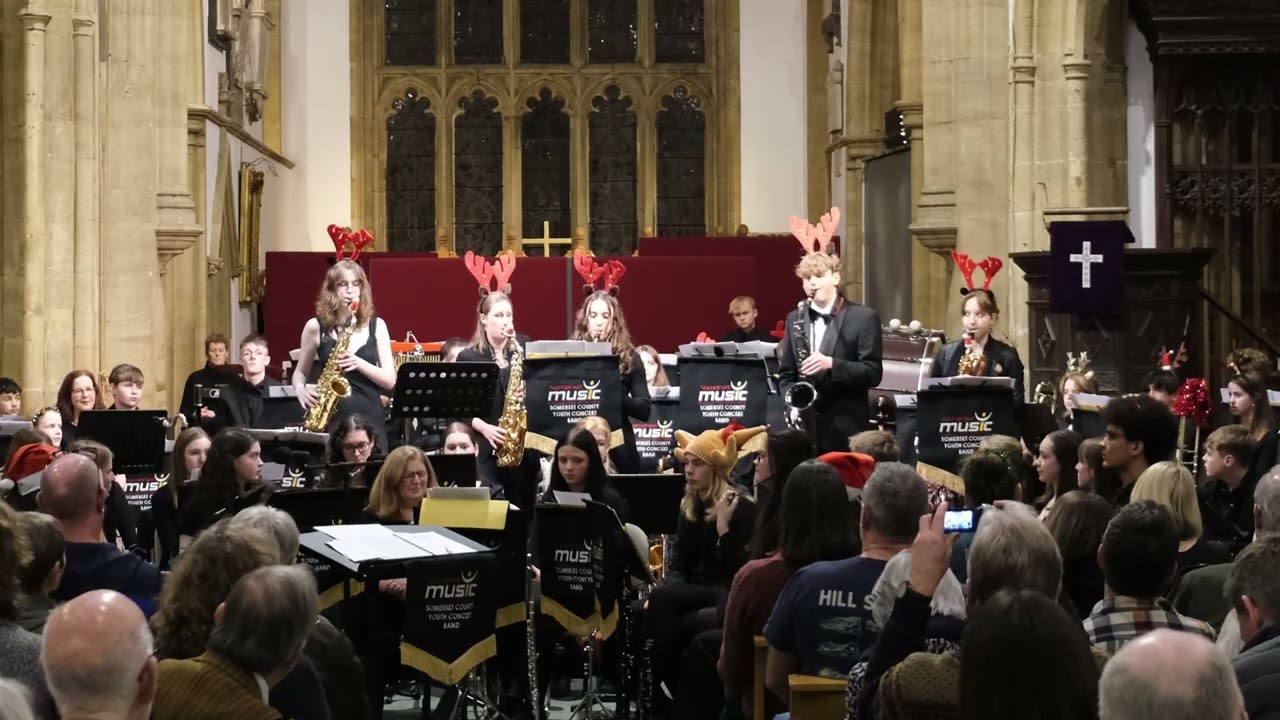 'Rudolph the Red Nosed Reindeer' performed by the Somerset Youth Concert Band Saxophones