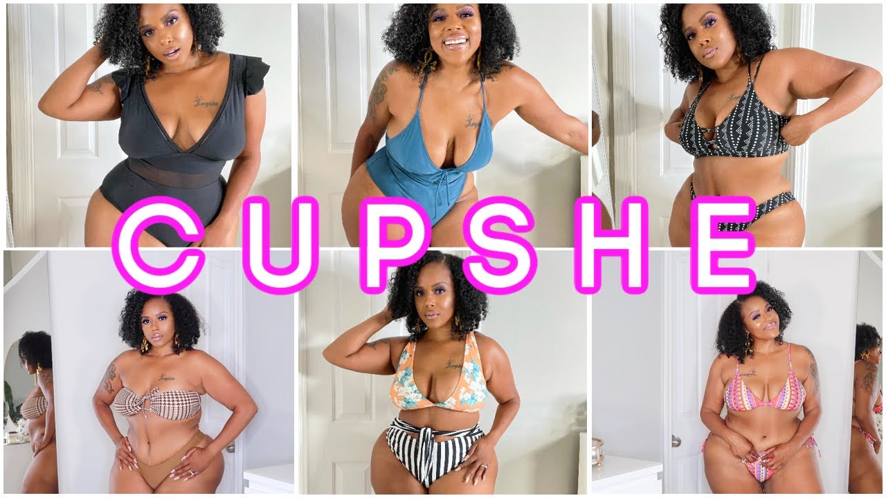 HOT GIRL SUMMER 2021 PLUS SIZE SWIMSUIT TRY ON HAUL | CUPSHE  | CURVY GIRL FRIENDLY | CRYSTAL CHANEL