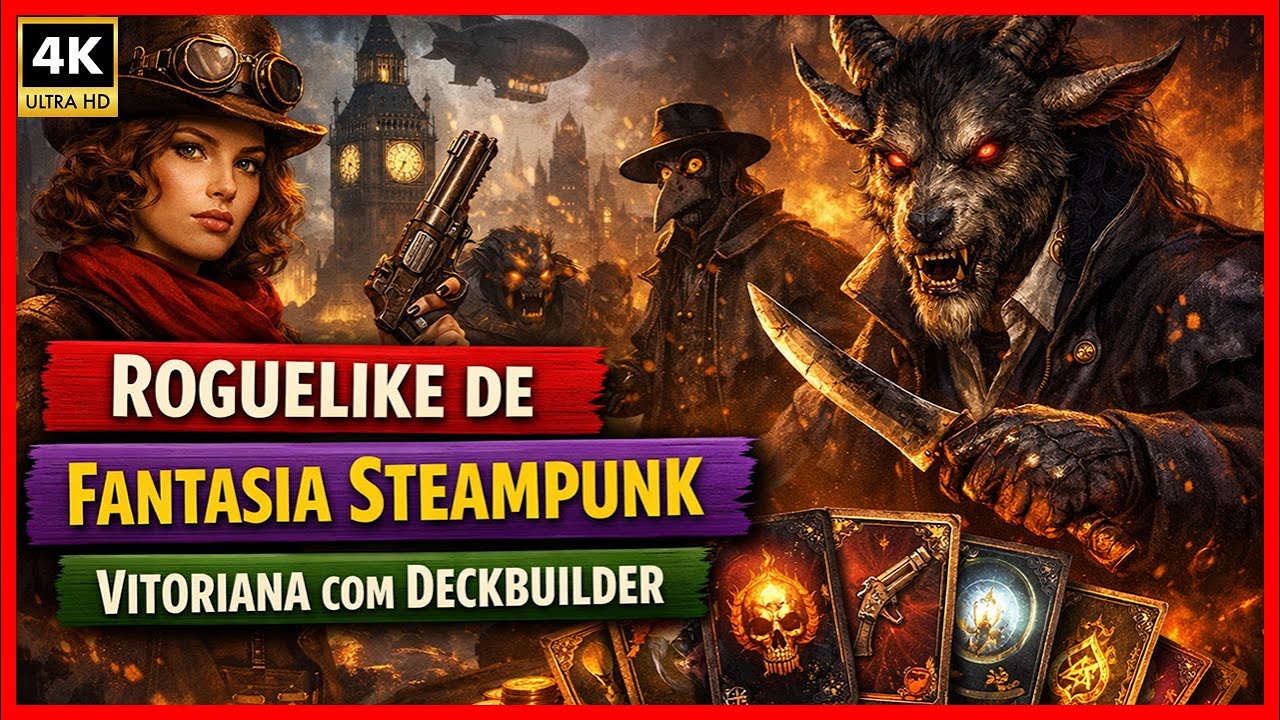Hunter's Moon: A Sovereign Syndicate Adventure - Gameplay PC (4K 60FPS) | Roguelike e Deckbuilder!