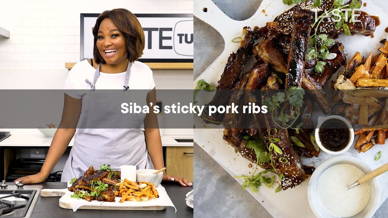 Siba's sticky pork ribs | Woolworths TASTE Magazine