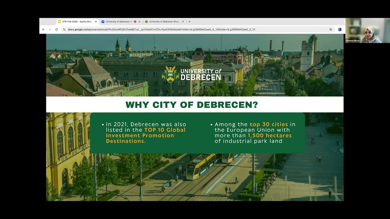 Hungary Debrecen webinar
