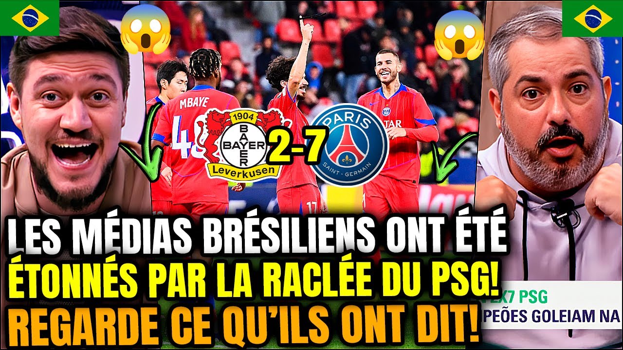🚨 L’IMPRESSA BRÉSILIENNE A ÉTÉ IMPRESSIONNÉE PAR LE PSG APRÈS LA VICTOIRE 7-2 CONTRE LEVERKUSEN!