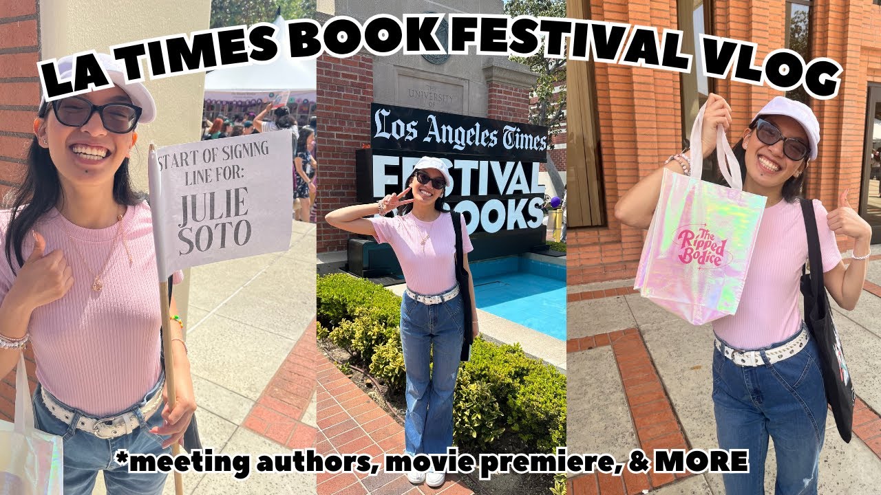 LA TIMES BOOK FESTIVAL '24 VLOG