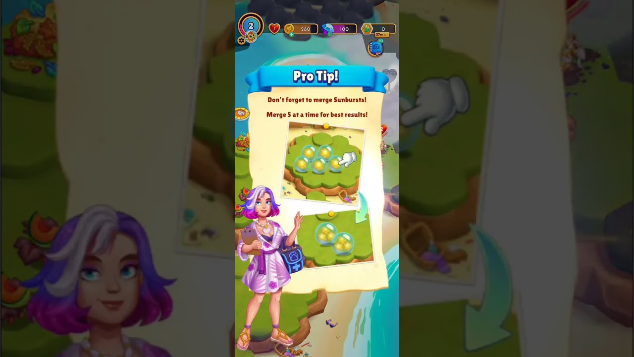 Paradise Paws : Merge Animals - Part 1 Gameplay