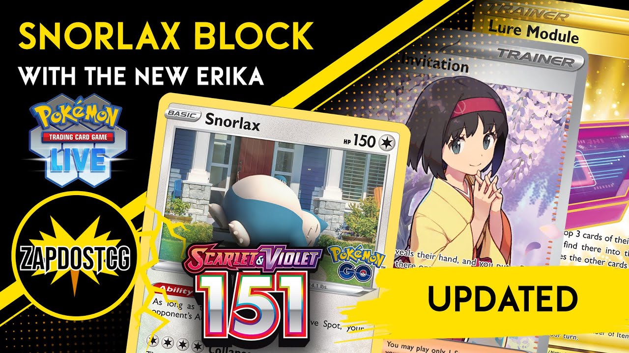 Snorlax Block Stall Deck Got An Update With 151 Set Pokemon TCG