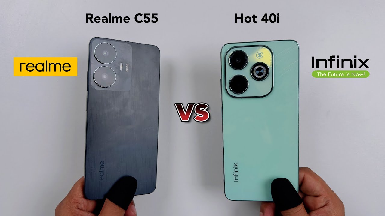 Realme C55 vs Infinix Hot 40i | Speed Test