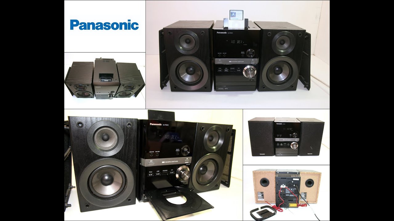 Panasonic SA-PM42 iPod USB CD Radio Mini HiFI Component System