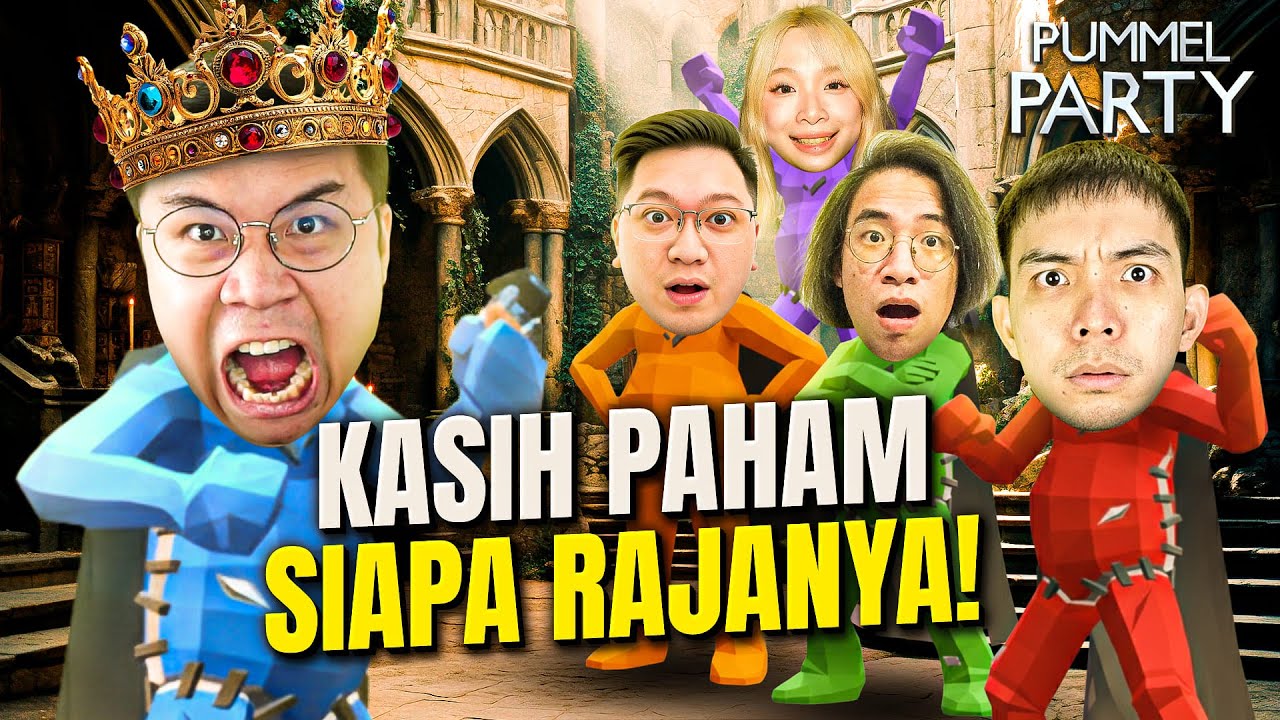 NGASIH PAHAM CUCURUTUT SIAPA RAJA GAME INI! - Pummel Party Indonesia