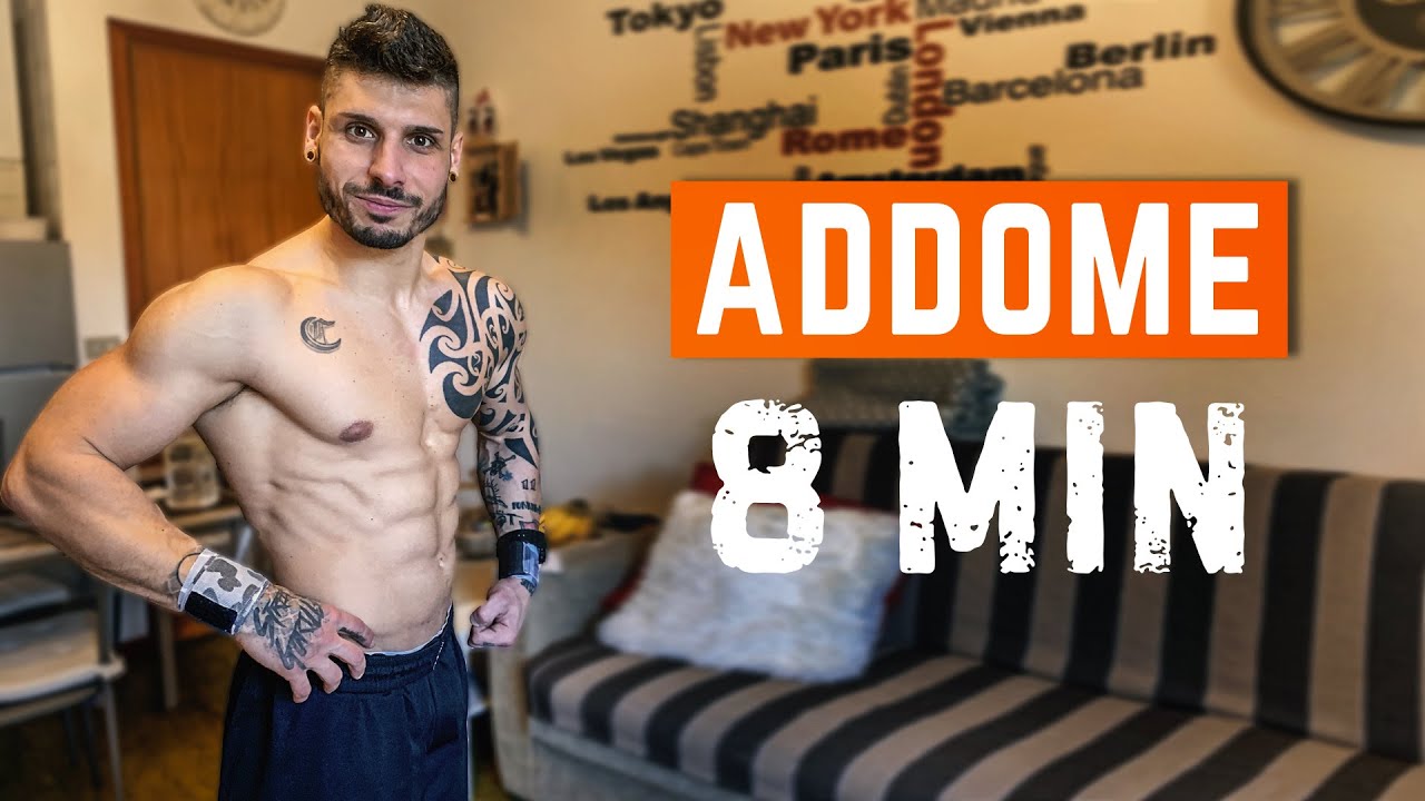 ADDOMINALI SCOLPITI IN QUARANTENA - ALLENAMENTO IN CASA