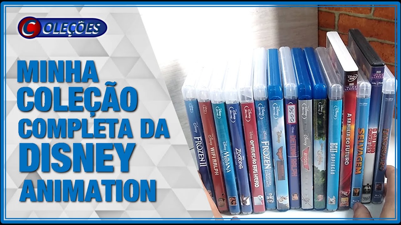 💿 MINHA COLEÇÃO COMPLETA DE ANIMAÇÕES DA DISNEY (Apenas CGI) ⭐