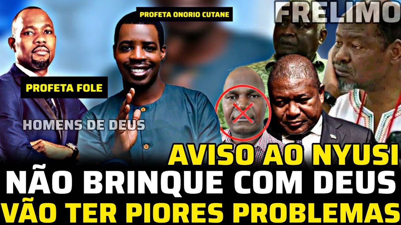 ÚLTIMA HORA: VEJA O QUE PROFETA ONORIO CUTANE DISSE SOBRE GOVERNO DA FRELIMO
