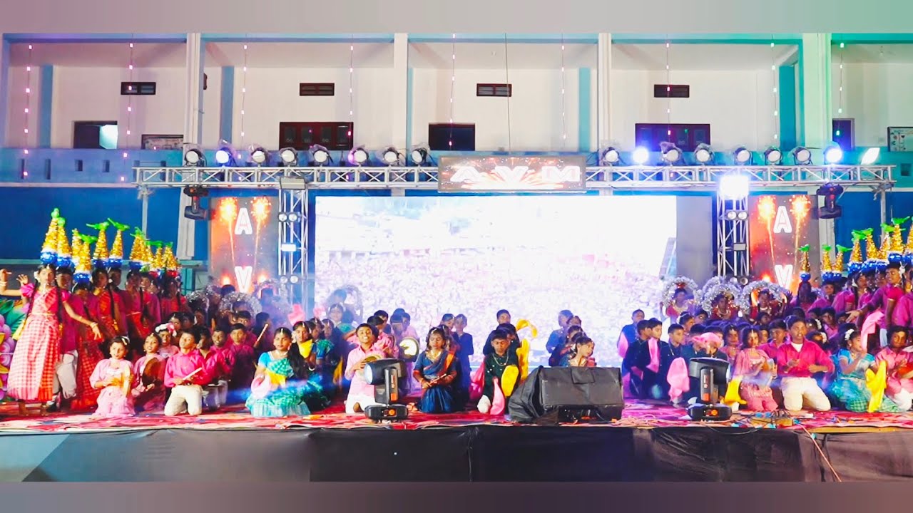 Traditional Dance by 5th - 7th Std Students #AnnaiVelankanniSchool_Pavoorchatram