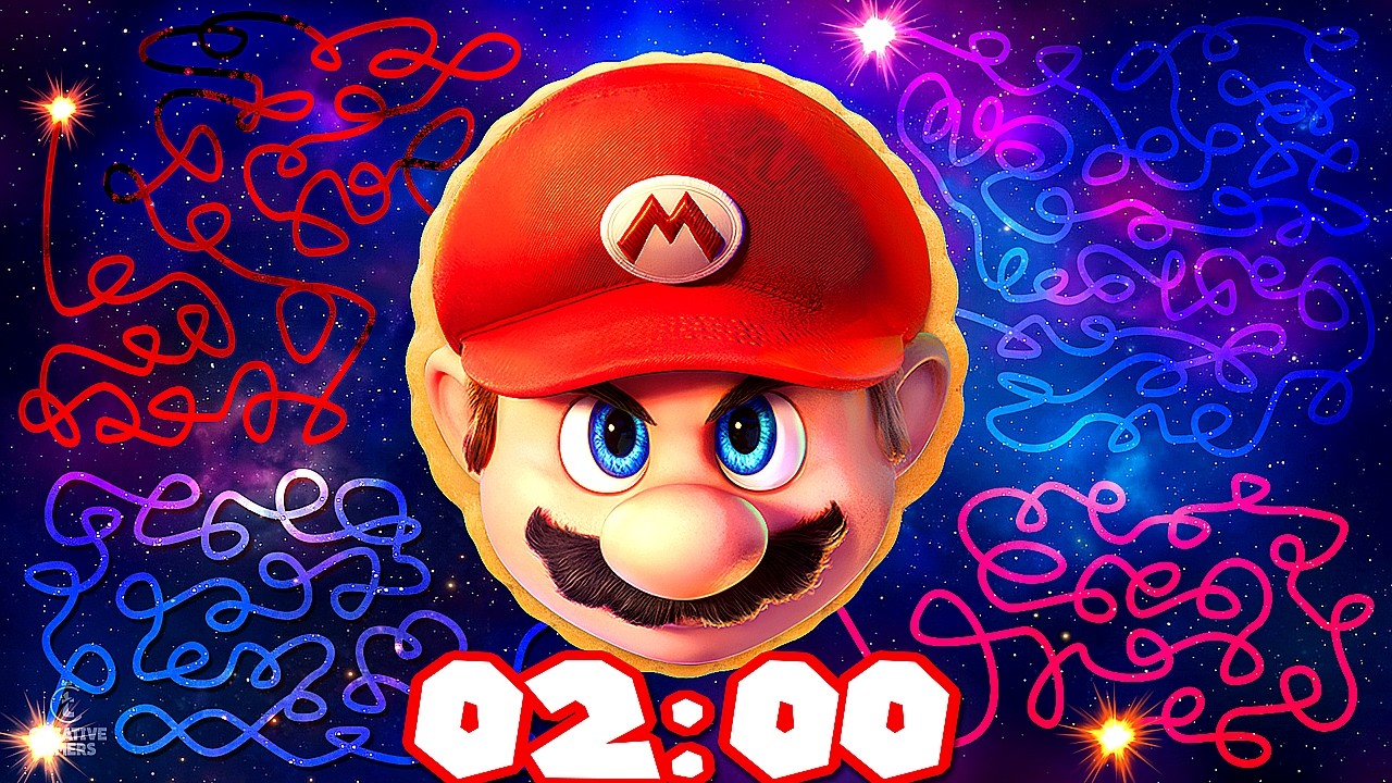 2 MINUTE Timer - SUPER MARIO (COOKIE BOMB)​🌟​🍪 Classroom Countdown with Music
