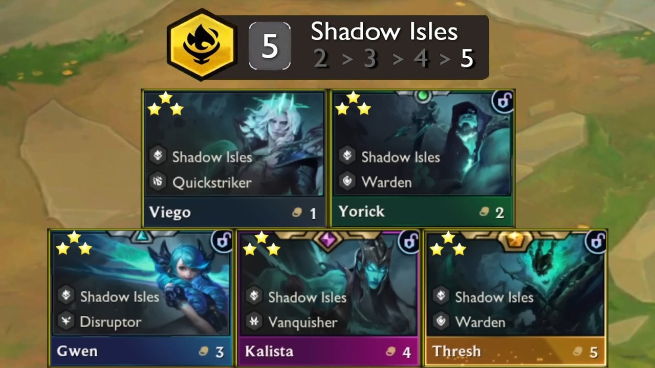 I got 5 Shadow Isles ALL 3-Star!