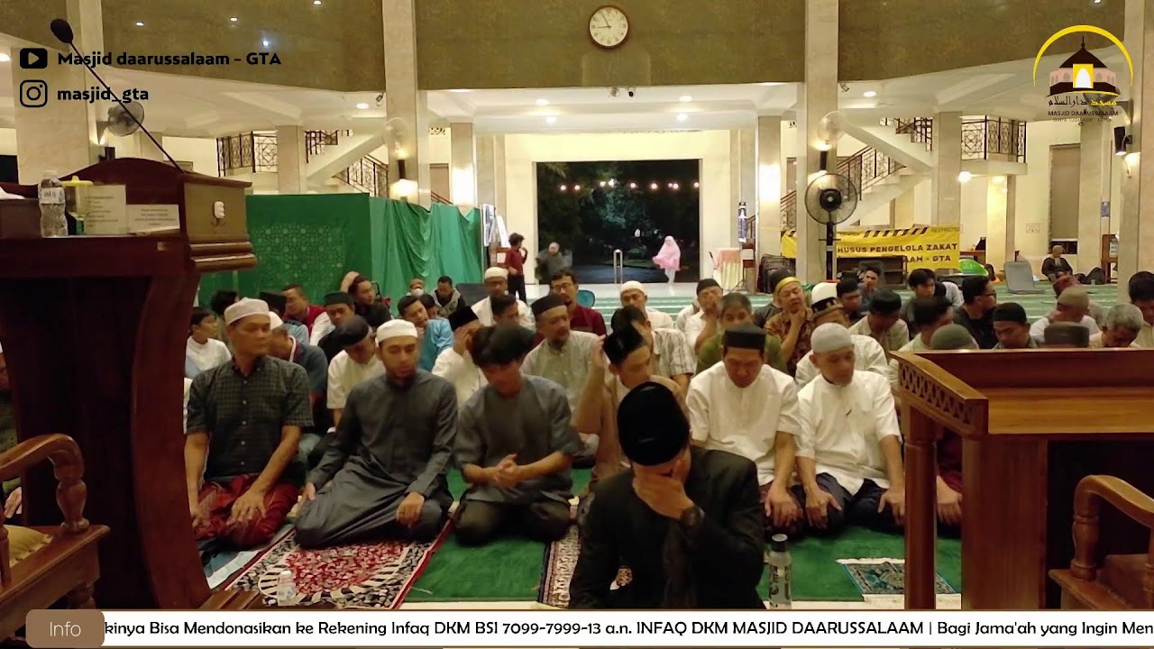 Shalat Tarawih 22 Ramadhan 1447 H | Ust. Misdan