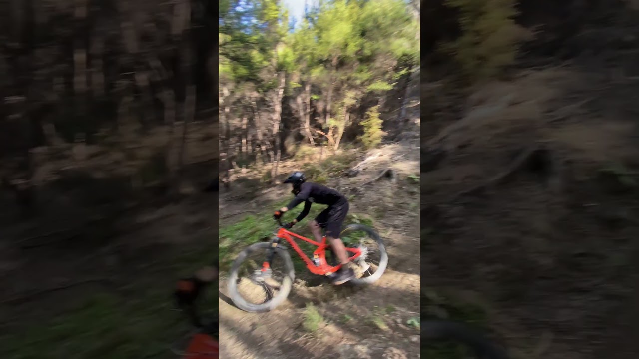 Big crash on near vertical chute