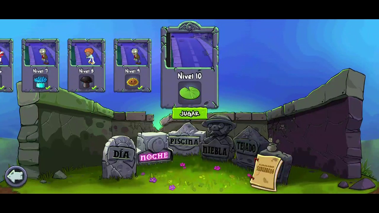 Plantas vs Zombies noche nivel 10 🧟🧟‍♀️