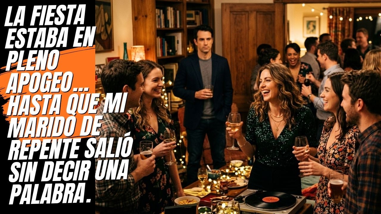 La fiesta estaba en pleno apogeo… hasta que mi marido se fue sin decir palabra y no regresó.
