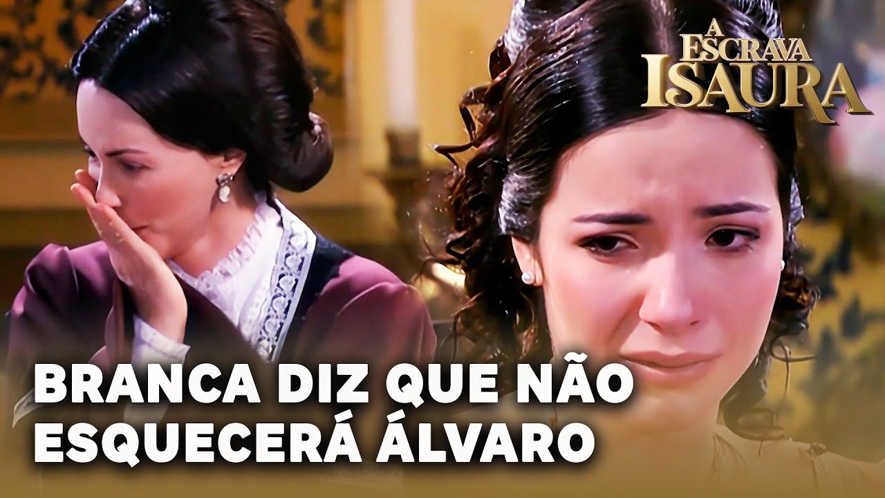 A ESCRAVA ISAURA: Branca diz que não irá esquecer Álvaro