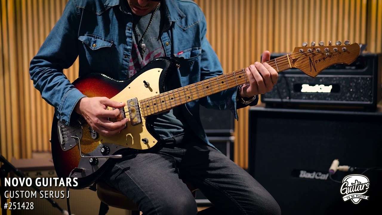 Novo Custom Serus J | Maple Neck | 3x Lollar Gold Foils | #251428