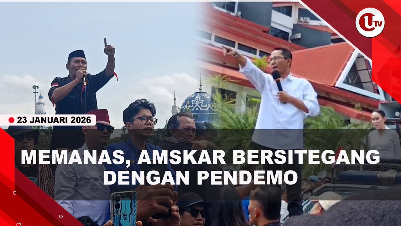 DEMO KRISIS AIR BERSIH MEMANAS, PENDEMO BERSITEGANG DENGAN WALIKOTA BATAM AMSAKAR | U-NEWS