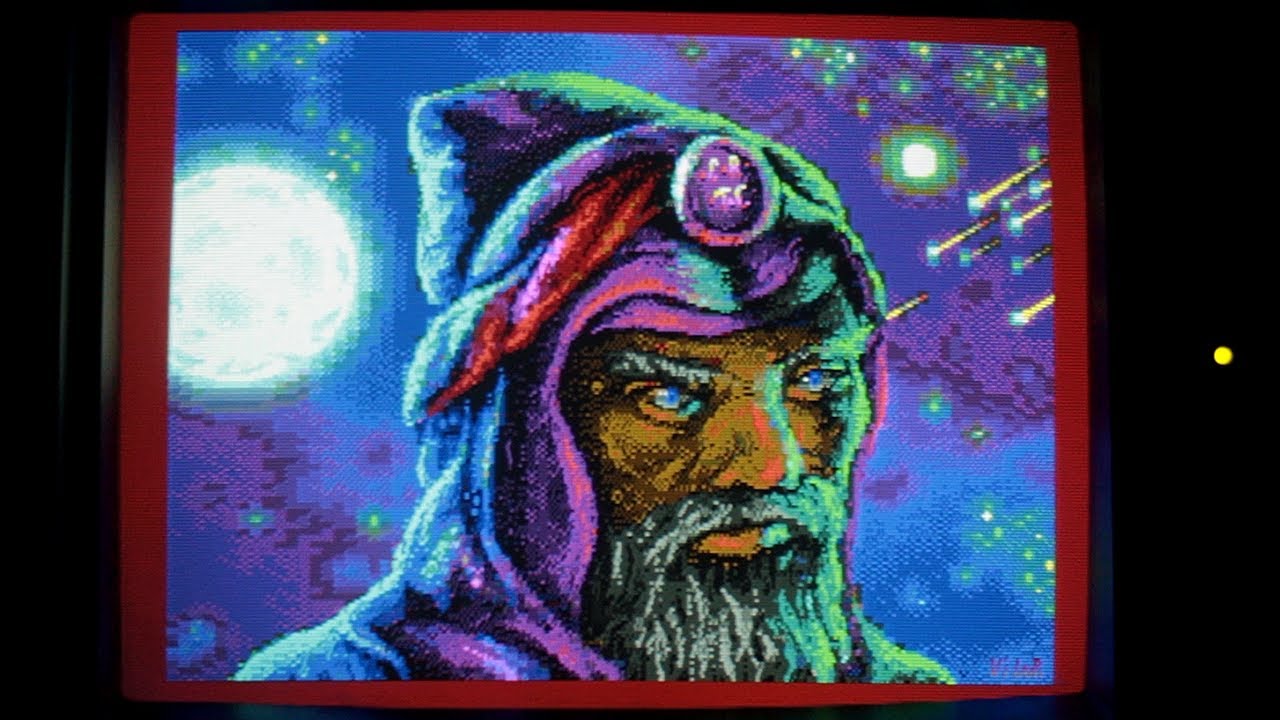 Area 5150 demo on IBM 5153 CGA Monitor: 60fps CRT video