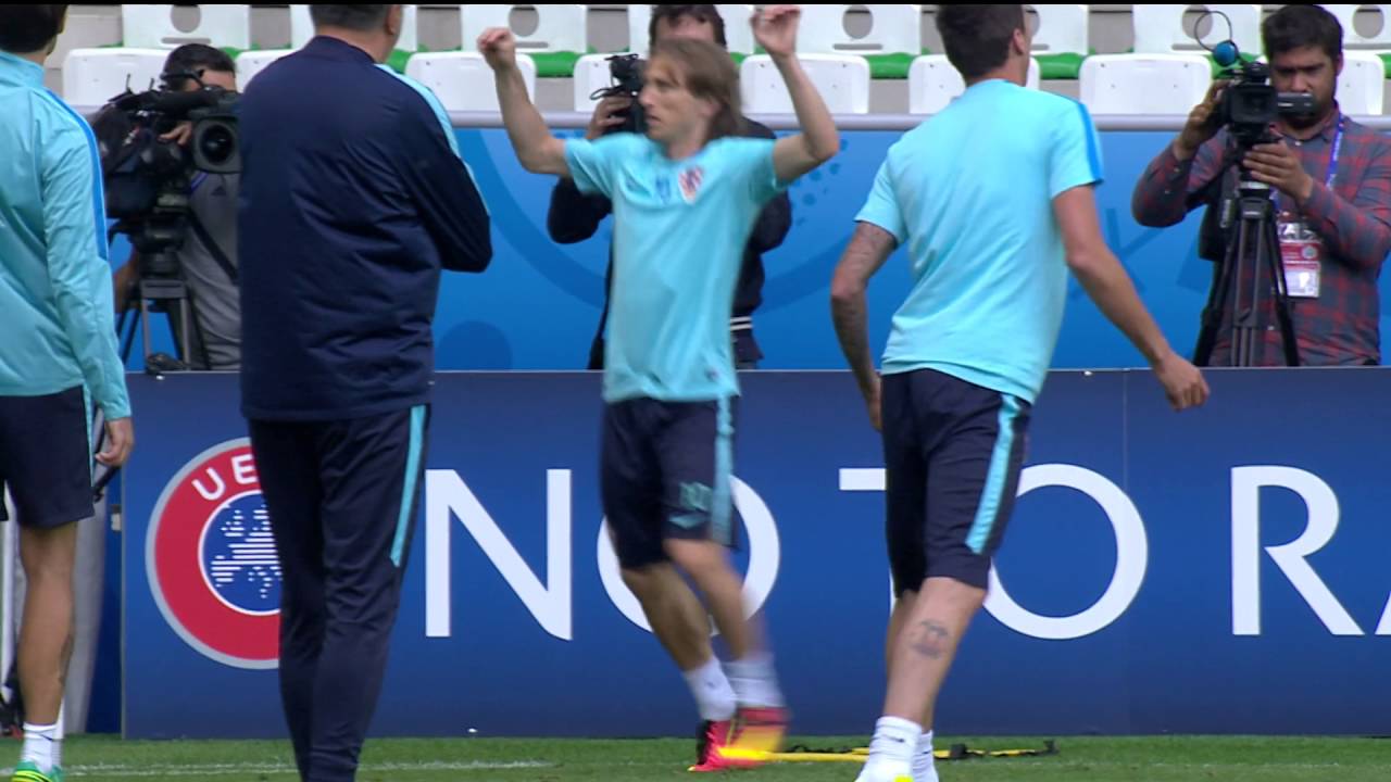 Croatia training at Stade Geoffroy Guichard - 16.06