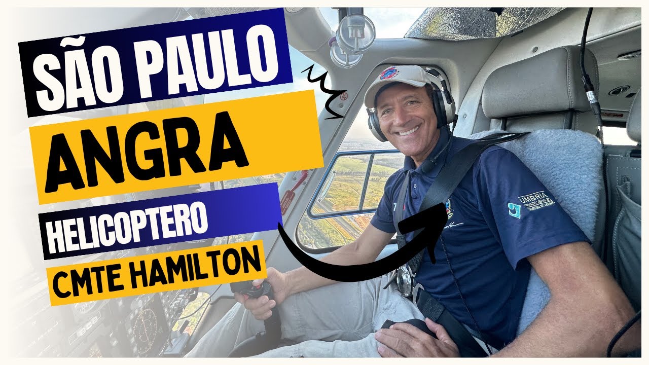 Helicoptero: Voando para Angra Rio de Janeiro - Comandante Hamilton