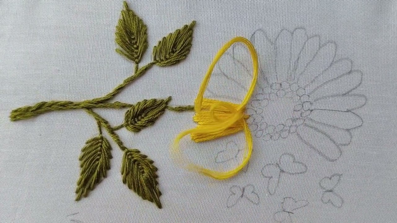 VERY EASY HAND EMBROIDERY FLOWERS 🌼& BUTTERFLY 🦋 (HAPPY STITCHING 🪡)❤️