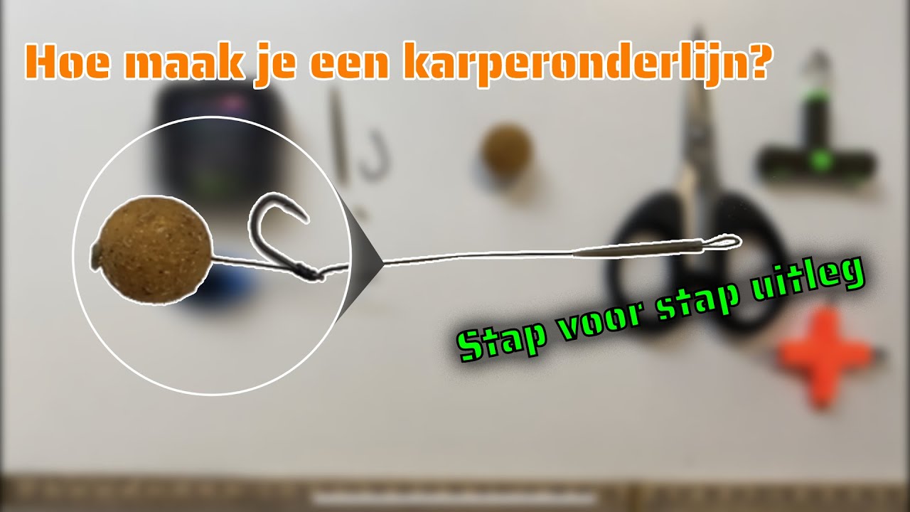 Basis Rig Voor Het Karpervissen! Hoe maak je een Basic Rig