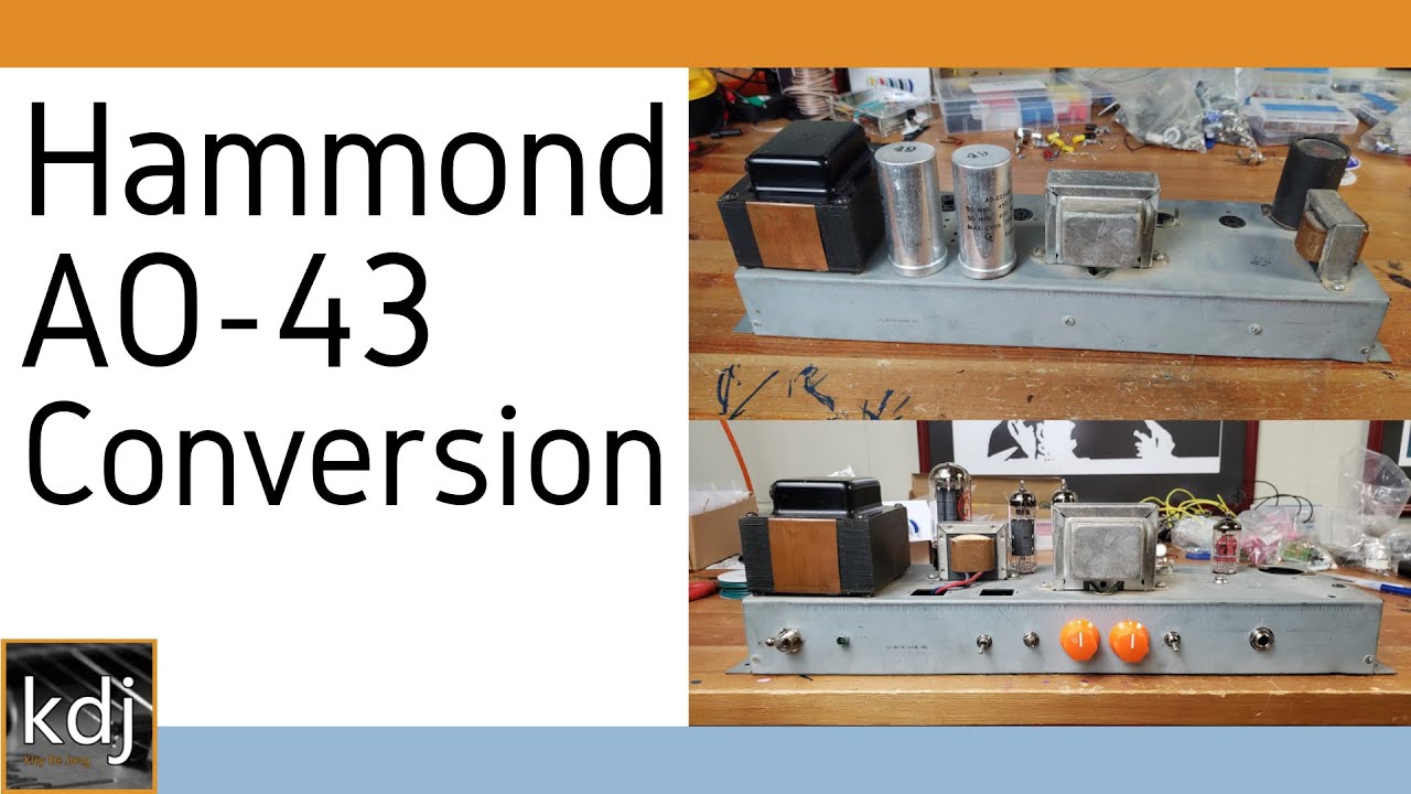 Hammond AO-43 Conversion to Guitar Amp Rebuild - Dr. Z Inspired