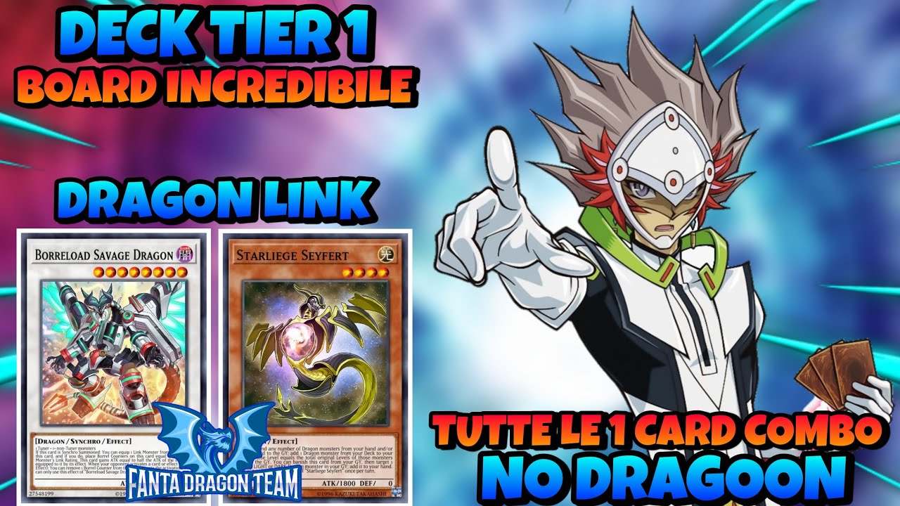 DRAGON LINK ALL 1 CARD COMBO!! INSANE NEGATES BOARD & BEST TIER 1 CONSISTENCY DECK!! [YU GI OH ITA]
