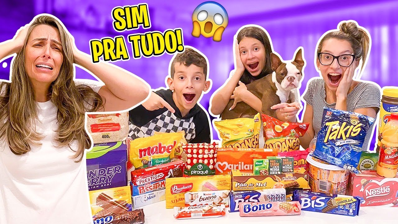 MINHA MÃE DISSE SIM PRA TUDO NO SUPERMERCADO BRASILEIRO NOS EUA