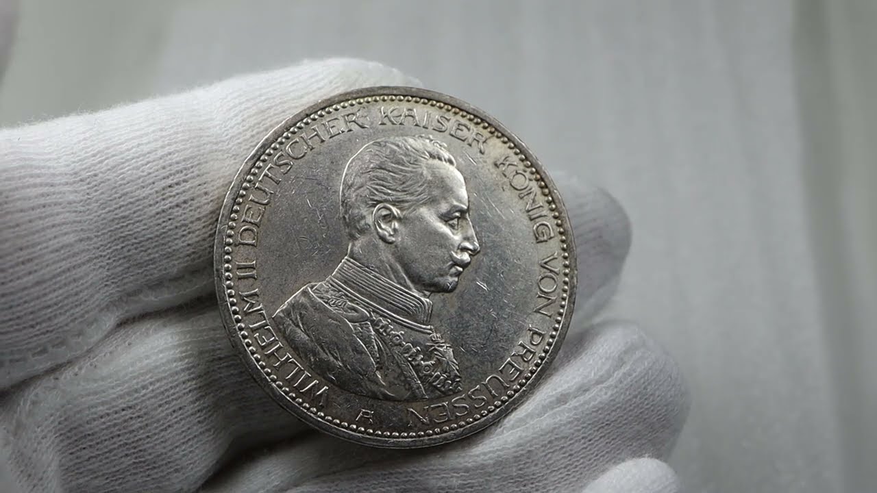 Deutsches Reich Preussen Wilhelm II 5 Mark 1913 A Uniform @coincombinat