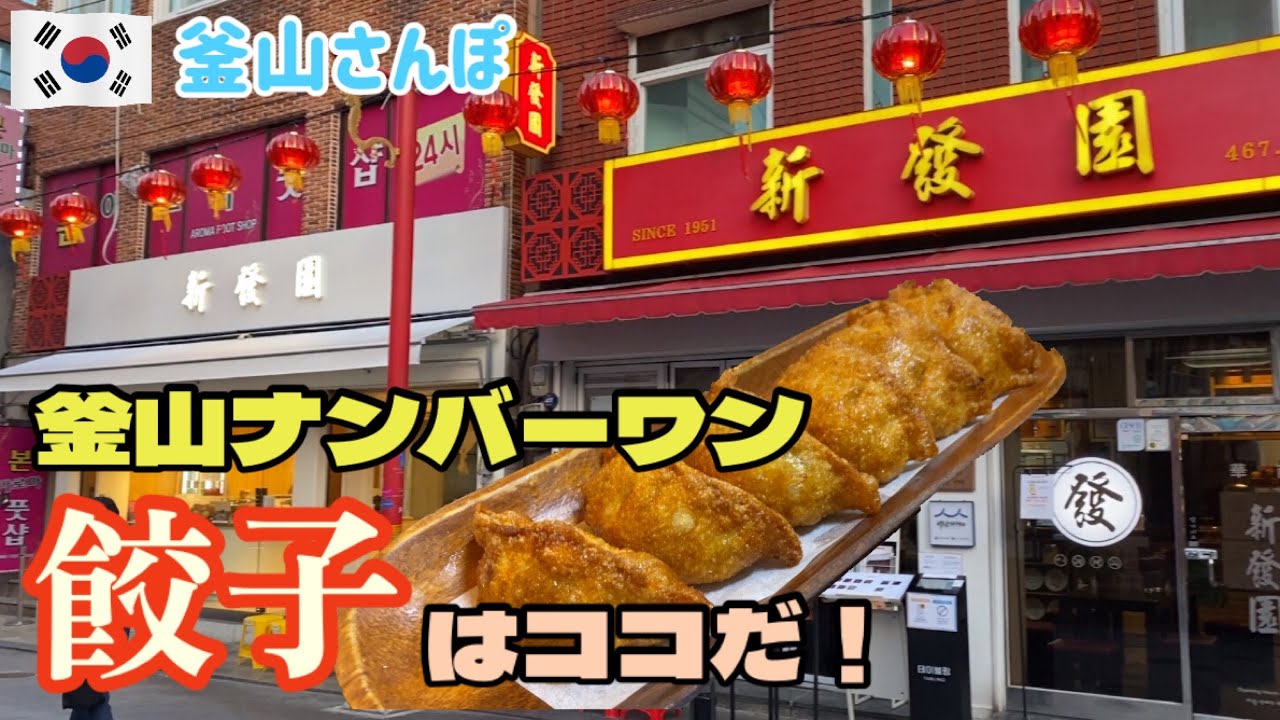 餃子なら釜山駅前チャイナタウン！不朽の名店「新發園」ここにあり【釜山さんぽ】vol.98