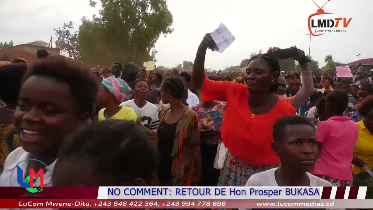 🔥LUPUTA🔥 : 💪Hon PROSPER BUKASA EST ARRIVÉ À SA BASE, QUEL MONDE😱💥 