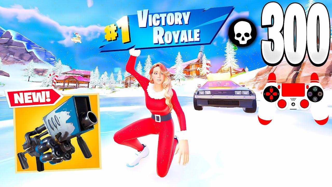 Fortnite WINTERFEST &ndash; 300 Elimination Solo vs Squads | Fortnite Chapter 7