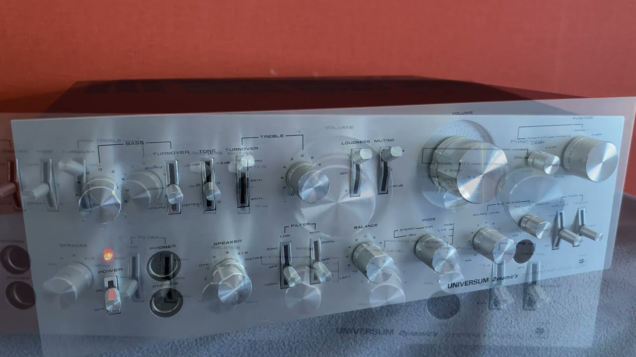 Universum 2500, GoldStar GSA-8500, ASUKI GSA-8500, PIONEER SA-8800 II обзор усилителя