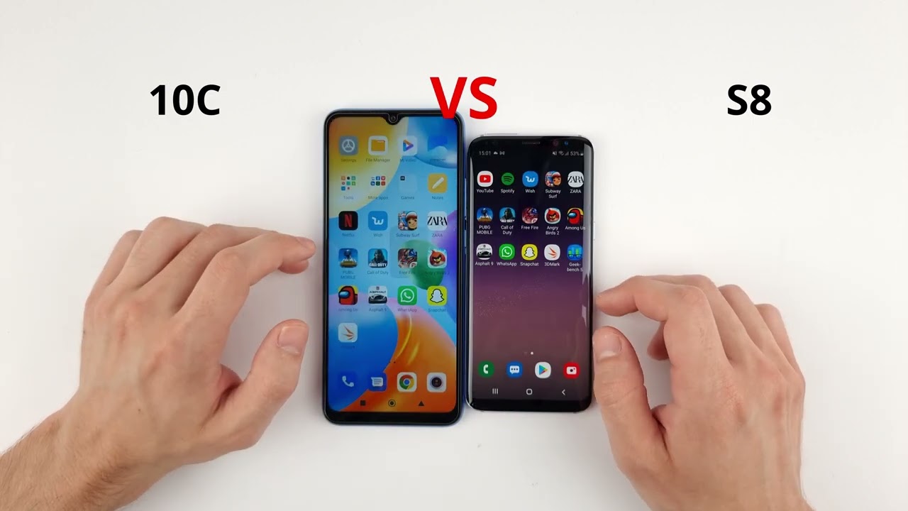 Xiaomi Redmi 10C vs S8 | SPEED TEST