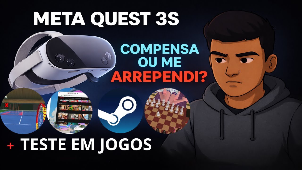 Comprei o Meta Quest 3S… Compensa ou Me Arrependi?