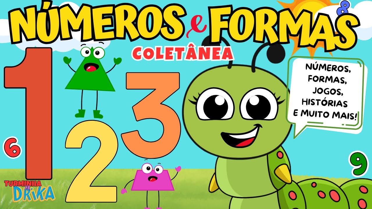 NÚMEROS DIVERTIDOS! Vamos aprender os números com jogos e muita diversão! Para crianças