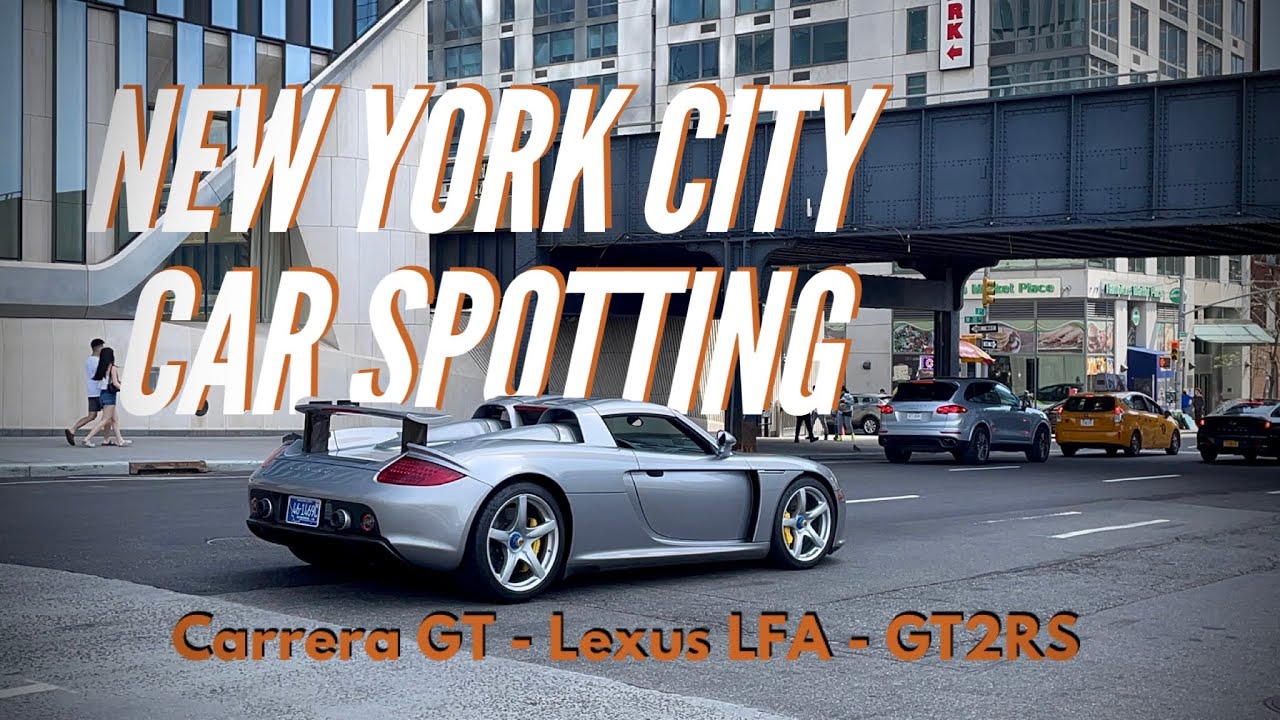 I spotted two of the best sounding cars in NYC! LFA and Cerrara GT!