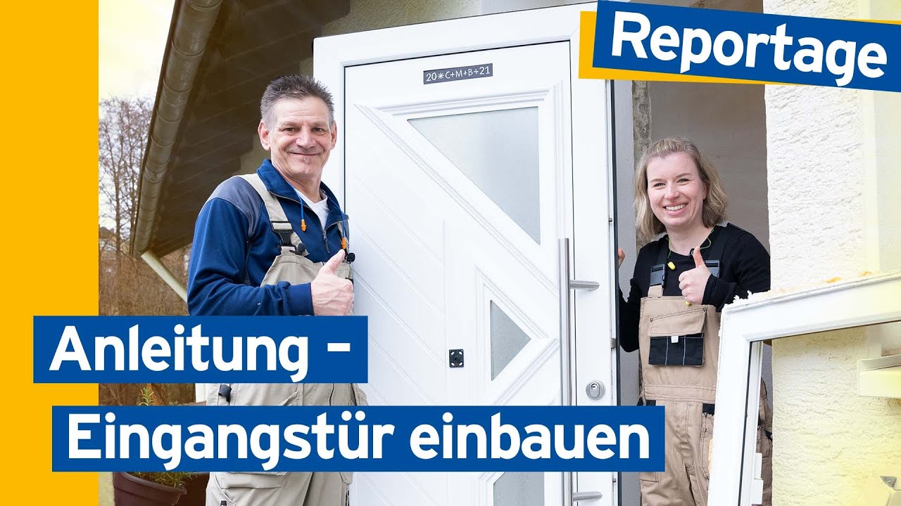 In 15 Schritten: Haustür einbauen mit Dirk Hobein von @DH-Trockenbau