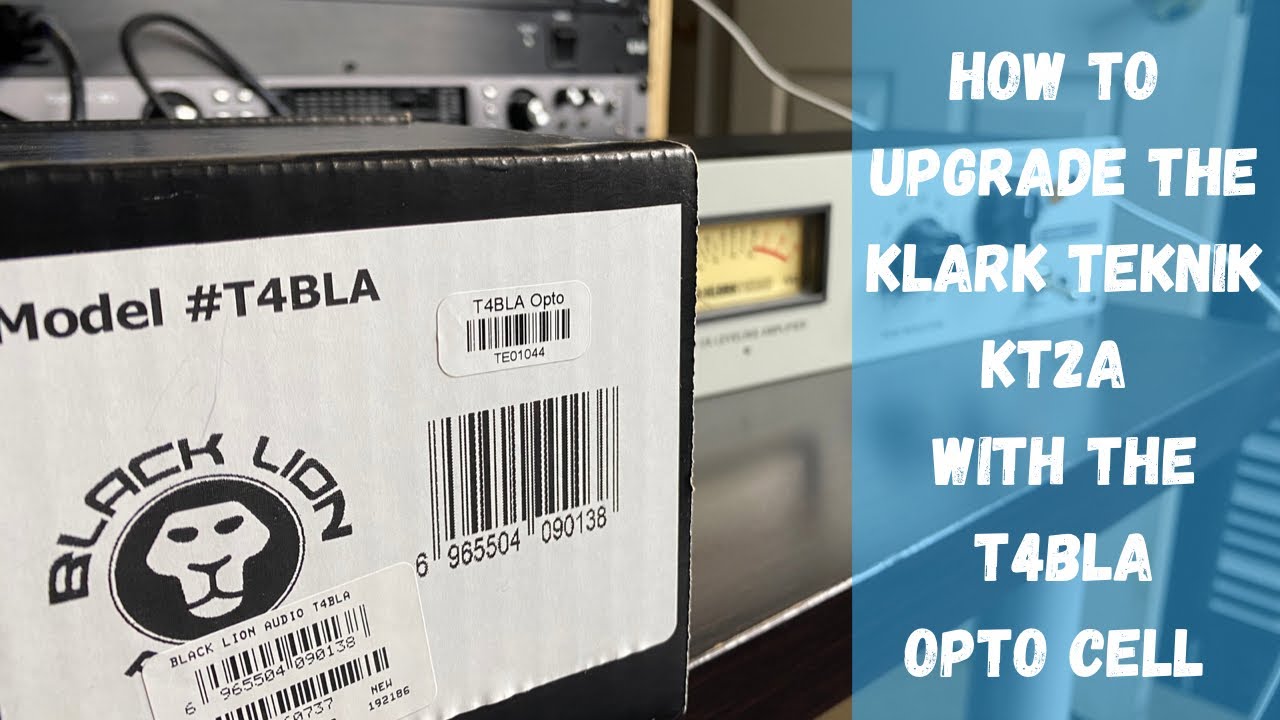 How to upgrade your Klark Teknik KT2A with the T4BLA