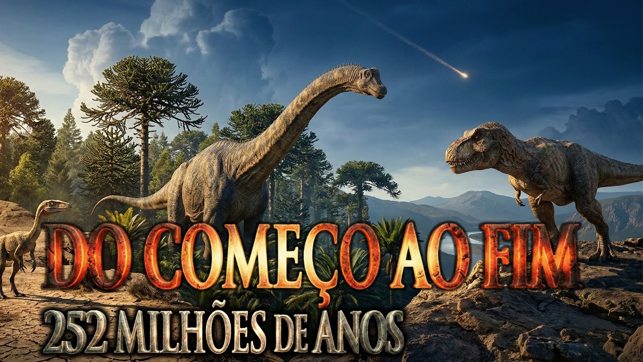 A História Completa dos Dinossauros (FILME) | Do Triássico ao Impacto Final