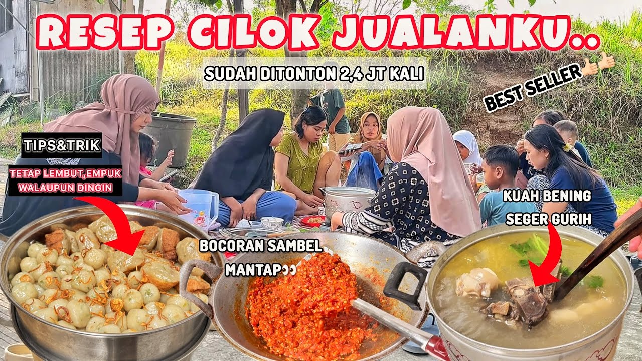 TETAP EMPUK LEMBUT MESKI TIDAK DIATAS KOMPOR//CILOK KUAH JUALANKU#cilok#idejualan#resepcilok 