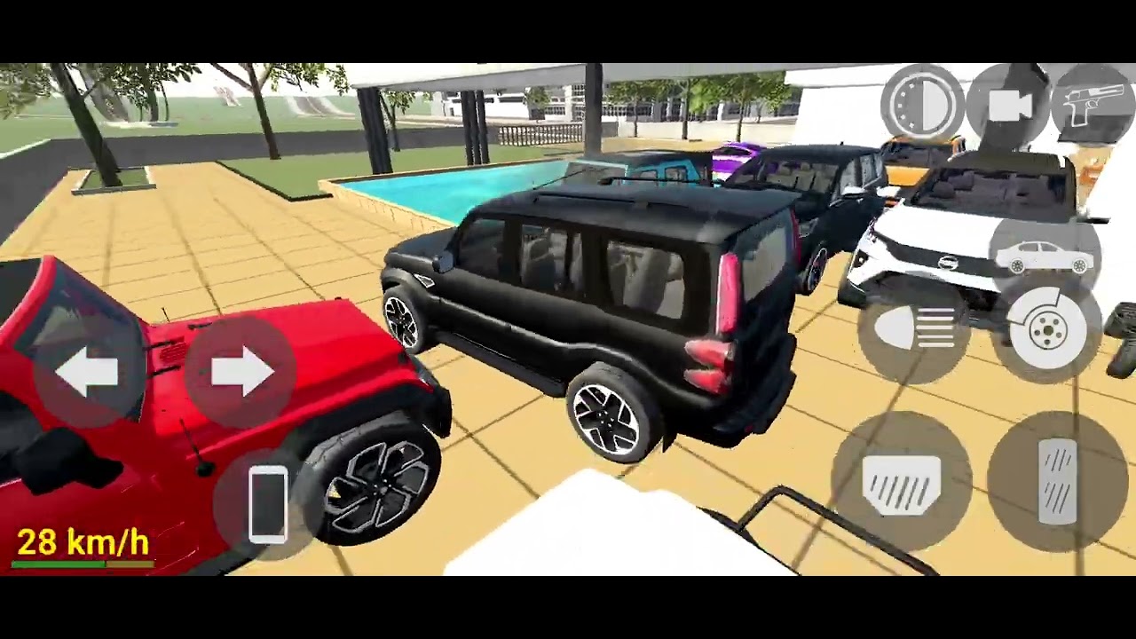 Driving black s11 scorpio  after some time. # Indian bike driving 3D.